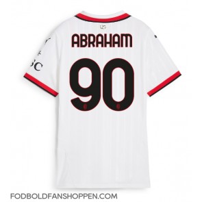 AC Milan Tammy Abraham #90 Udebanetrøje Dame 2024-25 Kortærmet